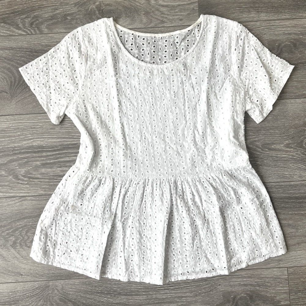 White lace top